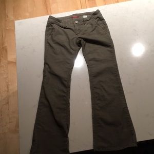 Brown bootcut cords
